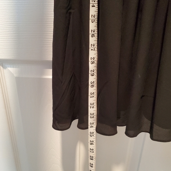 Express one shoulder black dress with pleats, size 2 - Picture 10 of 13